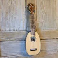 Ohana Soprano Pineapple PK-70G All Solid Spruce / Mahogany Ukulele v043