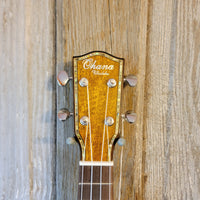 Ohana Soprano Pineapple PK-220G All Solid Mango Ukulele v044