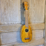 Ohana Soprano Pineapple PK-220G All Solid Mango Ukulele v045