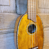 Ohana Soprano Pineapple PK-220G All Solid Mango Ukulele v045