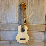 Ohana Soprano SK-70WG Solid Spruce Top/ Laminate Willow Ukulele v046