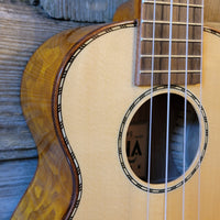 Ohana Soprano SK-70WG Solid Spruce Top/ Laminate Willow Ukulele v046