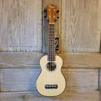 Ohana Soprano SK-70WG Solid Spruce Top/ Laminate Willow Ukulele v047