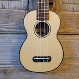 Ohana Soprano SK-70WG Solid Spruce Top/ Laminate Willow Ukulele v047