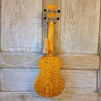 Ohana Soprano SK-70WG Solid Spruce Top/ Laminate Willow Ukulele v047