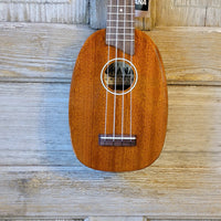 Ohana Soprano Pineapple PK-25G All Solid Mahogany Ukulele v048