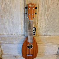 Ohana Soprano Pineapple PK-25G All Solid Mahogany Ukulele v048