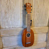 Ohana Soprano Pineapple PK-25G All Solid Mahogany Ukulele v048