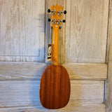Ohana Soprano Pineapple PK-25G All Solid Mahogany Ukulele v048