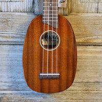 Ohana Soprano Pineapple PK-25G All Solid Mahogany Ukulele v049
