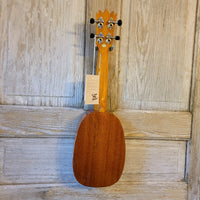 Ohana Soprano Pineapple PK-25G All Solid Mahogany Ukulele v049
