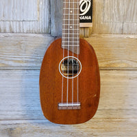 Ohana Soprano Pineapple PK-25G All Solid Mahogany Ukulele v052