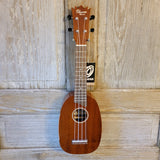 Ohana Soprano Pineapple PK-25G All Solid Mahogany Ukulele v052