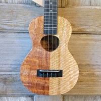 KoAloha Concert Naupaka All Solid Koa & Mango KCNP-00 Gloss Made in Hawaii Ukulele w/ KoAloha Hardcase P741