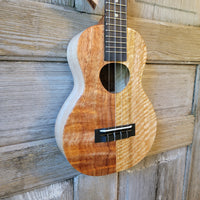KoAloha Concert Naupaka All Solid Koa & Mango KCNP-00 Gloss Made in Hawaii Ukulele w/ KoAloha Hardcase P741
