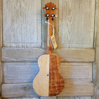 KoAloha Concert Naupaka All Solid Koa & Mango KCNP-00 Gloss Made in Hawaii Ukulele w/ KoAloha Hardcase P741