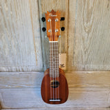 Ohana Sopranissimo Pineapple TTPK-25G Blem Solid Mahogany Teenie Tiny Ukulele v059