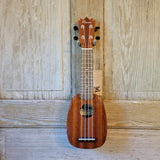 Ohana Sopranissimo Pineapple TTPK-25G Blem Solid Mahogany Teenie Tiny Ukulele v059
