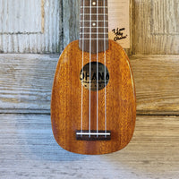 Ohana Sopranissimo Pineapple TTPK-25G Blem Solid Mahogany Teenie Tiny Ukulele v060