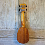 Ohana Sopranissimo Pineapple TTPK-25G Blem Solid Mahogany Teenie Tiny Ukulele v060