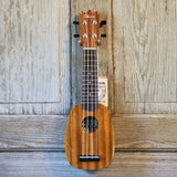 Ohana Sopranissimo Pineapple TTPK-25G Solid Mahogany Teenie Tiny Ukulele v061