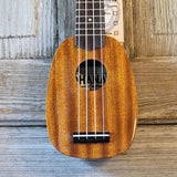 Ohana Sopranissimo Pineapple TTPK-25G Solid Mahogany Teenie Tiny Ukulele v061