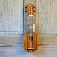 Ohana Sopranissimo Pineapple TTPK-25G Solid Mahogany Teenie Tiny Ukulele v061