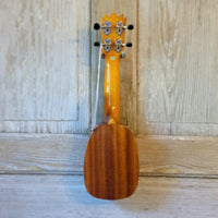 Ohana Sopranissimo Pineapple TTPK-25G Solid Mahogany Teenie Tiny Ukulele v061