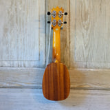 Ohana Sopranissimo Pineapple TTPK-25G Solid Mahogany Teenie Tiny Ukulele v061