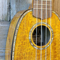 Ohana Pineapple Sopranissimo TTPK-220G All Solid Mango Teenie Tiny Ukulele v062