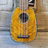 Ohana Pineapple Sopranissimo TTPK-220G All Solid Mango Teenie Tiny Ukulele v064