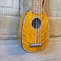 Ohana Pineapple Sopranissimo TTPK-220G All Solid Mango Teenie Tiny Ukulele v064