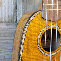 Ohana Pineapple Sopranissimo TTPK-220G All Solid Mango Teenie Tiny Ukulele v064
