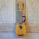 Ohana Pineapple Sopranissimo TTPK-220G All Solid Mango Teenie Tiny Ukulele v065
