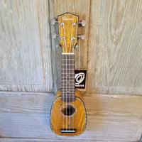 Ohana Pineapple Sopranissimo TTPK-220G All Solid Mango Teenie Tiny Ukulele v065