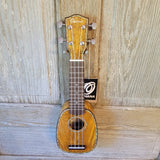 Ohana Pineapple Sopranissimo TTPK-220G All Solid Mango Teenie Tiny Ukulele v065