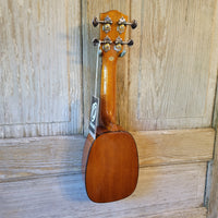 Ohana Pineapple Sopranissimo TTPK-70G All Solid Spruce / Mahogany Teenie Tiny Ukulele v066