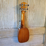 Ohana Pineapple Sopranissimo TTPK-70G All Solid Spruce / Mahogany Teenie Tiny Ukulele v066