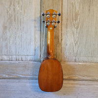 Ohana Pineapple Sopranissimo TTPK-70G All Solid Spruce / Mahogany Teenie Tiny Ukulele v066