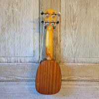Ohana Pineapple Sopranissimo TTPK-70G All Solid Spruce / Mahogany Teenie Tiny Ukulele v068