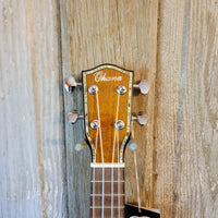 Ohana Pineapple Sopranissimo TTPK-70G All Solid Spruce / Mahogany Teenie Tiny Ukulele v069