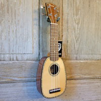 Ohana Pineapple Sopranissimo TTPK-70G All Solid Spruce / Mahogany Teenie Tiny Ukulele v069