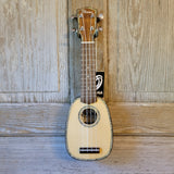 Ohana Pineapple Sopranissimo TTPK-70G All Solid Spruce / Mahogany Teenie Tiny Ukulele v070