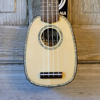 Ohana Pineapple Sopranissimo TTPK-70G All Solid Spruce / Mahogany Teenie Tiny Ukulele v070