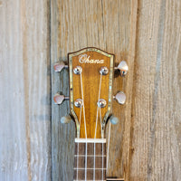 Ohana Pineapple Sopranissimo TTPK-70G All Solid Spruce / Mahogany Teenie Tiny Ukulele v070