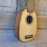 Ohana Pineapple Sopranissimo TTPK-70G All Solid Spruce / Mahogany Teenie Tiny Ukulele v070