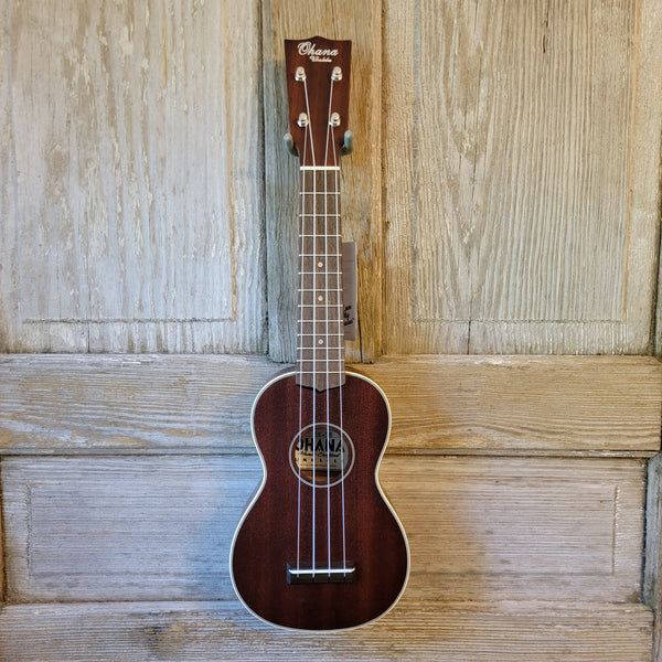 Ohana Soprano SK-38 All Solid Mahogany Vintage 2M-Style Ukulele v073