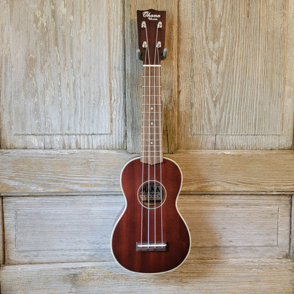 Ohana Soprano SK-38 All Solid Mahogany Vintage 2M-Style Ukulele v077