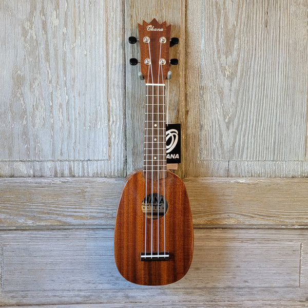 Ohana Sopranino Tiny Pineapple TPK-25G All Solid Mahogany Ukulele v079