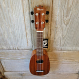 Ohana Sopranino Tiny Pineapple TPK-25G All Solid Mahogany Ukulele v079